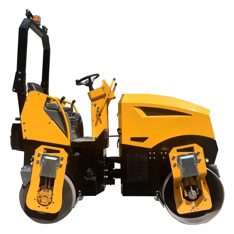 Articulated combination 3.5 ton vibratory road roller