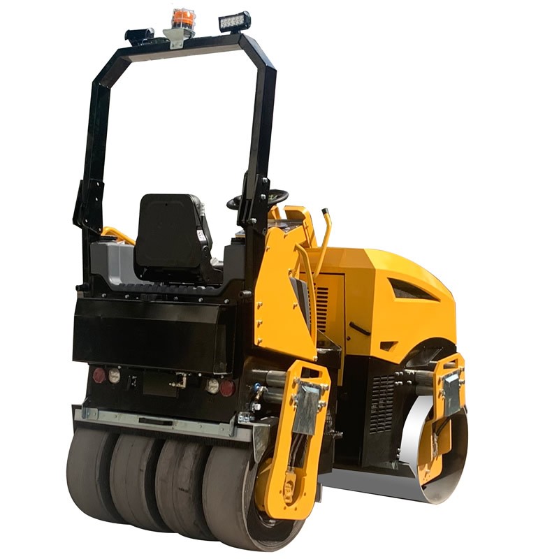 Articulated combination 3.5 ton vibratory road roller