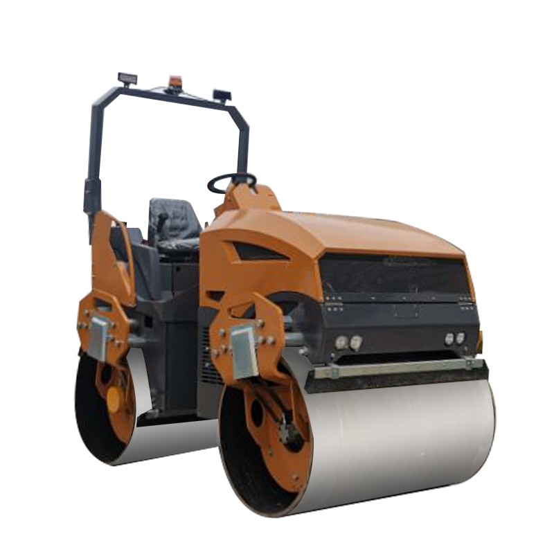 Articulated double drum 5 ton vibratory road roller
