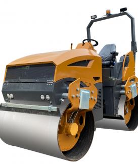 Articulated double drum 5 ton vibratory road roller