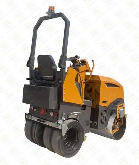 Articulated combination 2 ton Rubber wheel vibration roller