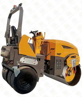 Articulated combination 5 ton Rubber wheel vibration roller